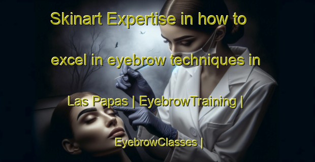 Skinart Expertise in how to excel in eyebrow techniques in Las Papas | EyebrowTraining | EyebrowClasses | SkinartTraining-Mexico